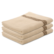  GREEK törölköző 70x130 cm krémszínű, 100% pamut lakástextília