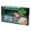 green board game Alu bőröndös póker készlet 300 darab zsetonnal