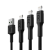 Green Cell 3x Kábel GC Ray USB - Lightning 30cm, 120cm, 200cm iPhone, iPad, iPod, fehér LED, quick charging KABGCSET04