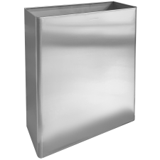 Green Clean Fali fedő nélküli hulladékgyűjtő, 23 liter, rozsdamentes acél, matt szemetes