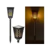 GREEN ENERGY LTD Lángutánzó napelemes kerti lámpa lángeffektussal 51 LED 30 lm lángforma, beépített akkumulátorral