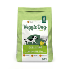 Green Petfood VeggieDog Grainfree | Gabonamentes, teljes értékű növényi száraztáp felnőtt kutyáknak – 10 kg kutyaeledel