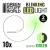 Green Stuff World Villogó vezetékes LED 2mm zöld 10 darabos csomag