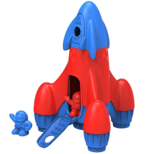 Green Toys műanyag játék űrhajós játék kék-piros autópálya és játékautó