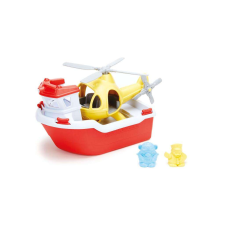 Green Toys sürgősségi csónak helikopterrel helikopter és repülő