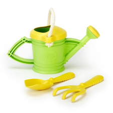 Green Toys Zöld öntözőkanna kerti szerszámokkal barkácsolás
