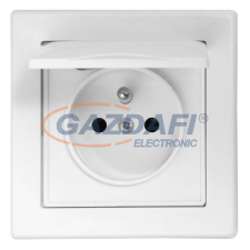 Greenlux GXKP008 Csatlakozóaljzat JUPITER 250V 16A fehér 2P+PE IP44 villanyszerelés
