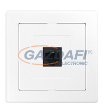 Greenlux GXKP014 Kommunikációs csatlakozóaljzat 8pin. JUPITER fehér villanyszerelés
