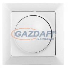 Greenlux GXKP040 Forgatógombos fényerőszabályzó 230V, 50Hz, PREMIUM fehér, Pmin:60W, Pmax:400W villanyszerelés