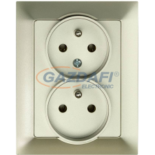Greenlux GXKP238 PREMIUM ZA-26 P Dupla csatlakozóaljzat 2x(2P+PE), 16A pezsgő villanyszerelés