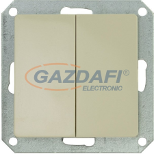 Greenlux GXKP624 PREMIUM TL-Z M-C Redőny nyomókapcsoló elefántcsont 10A redőny