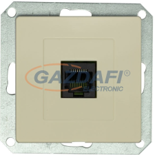 Greenlux GXKP647 PREMIUM 1 PH 6pin M-C Telefon csatlakozóaljzat 6pin (RJ12) elefántcsont villanyszerelés