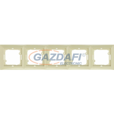 Greenlux GXKP659 PREMIUM 5 FR C 5-ös keret PREMIUM családhoz elefántcsont villanyszerelés