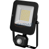 Greenlux GXLR055 ALFA PIR SMD 30W LED reflektor mozgásérzékelővel 3000lm 4000K 220-240V A++ -> A fekete IP44