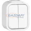 Greenlux GXNP017 URAN VP-2/2 Kétpólusú kettős kapcsoló IP44