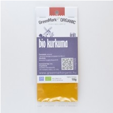Greenmark Bio Őrölt Kurkuma, 10g reform élelmiszer