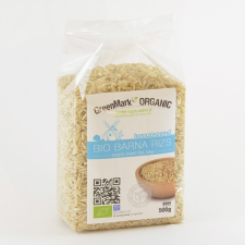 Greenmark Greenmark bio barna rizs hosszúszemű 500 g reform élelmiszer