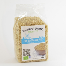 Greenmark Greenmark bio basmati barna rizs 500 g reform élelmiszer