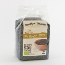 Greenmark Greenmark bio beluga lencse fekete 500 g reform élelmiszer