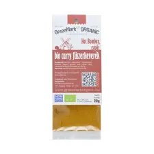 Greenmark GREENMARK BIO CURRY HOT BOMBAY 20G alapvető élelmiszer