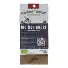 Greenmark GREENMARK BIO KORIANDER ŐRÖLT 10G alapvető élelmiszer