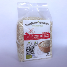 Greenmark Greenmark bio rizottó rizs fehér carnaroli 500 g alapvető élelmiszer