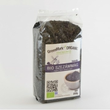 Greenmark organic bio szezámmag fekete 250g reform élelmiszer