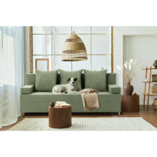 Greensite Fireze kanapé, kordbársony, zöld bútor