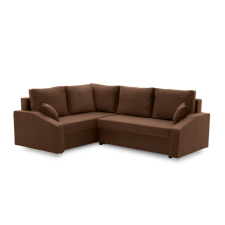 Greensite Grande Plus sarokkanapé, baloldali, szövet anyag, barna bútor