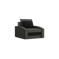 Greensite HEWLET fotel, normál szövet, hab töltőanyag, szín - szürke / fekete bútor