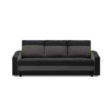 Greensite Hewlet kanapéágy, szövet anyag, bonell töltet, fekete - szürke bútor