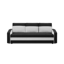 Greensite Hewlet kanapéágy, szövet anyag, hab töltet, fekete - fehér bútor