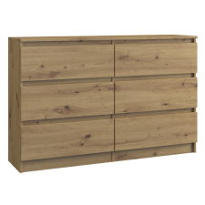 Greensite M6 120 fiókos szekrény, tölgy bútor