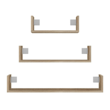 Greensite Mobi 3P fali polc (3db), sonoma bútor