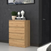 Greensite Shannan M4 fiókos szekrény, 70x97x40 cm, tölgy