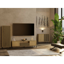 Greensite Shannan RTV KAMARO160 TV állvány, 40x164x47 cm, tölgy bútor