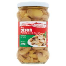 Greenyard Piros Csiperkegomba Szeletelt, Sós Lében 280 g / 170 g konzerv