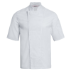 GREIFF rövid ujjú szakácskabát, rejtett patentgombokkal, fehér