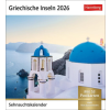  Griechische Inseln Sehnsuchtskalender 2026 - Wochenkalender mit 53 Postkarten