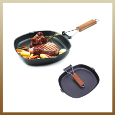 Grill serpenyő - letapadásmentes bevonattal / 20 cm A625 edény
