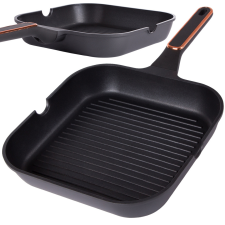  Grill serpenyő, tapadásmentes, 28 cm edény