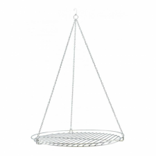 Grillrács + lánc krómozott 60cm kerti sütés és főzés