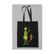  Grinch gömbös kutyás vászontáska egyedi mintával