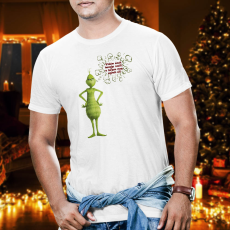  Grincs férfi póló – Vidám ének hangja száll, a hajam meg égnek áll