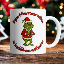  Grincses bögre - Egész évben rossz voltam, nem unatkoztam bögrék, csészék