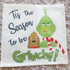 Grincses párnahuzat dekorációs kellék