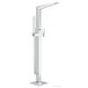 Grohe ALLURE BRILLANT szabadon álló kádtöltő csaptelep zuhanyszettel,alaptest nélkül,Króm 24348000 (24348000)
