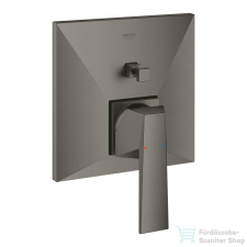Grohe Allure Brilliant egykaros, 2 utas falba építhető zuhanycsaptelep, csiszolt hard grafit 24072AL0 csaptelep