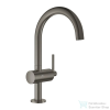 Grohe ATRIO L magasított mosdó csaptelep click-clack leeresztővel,Brushed Hard Graphite 24362AL0 (24362AL0)