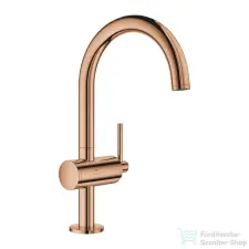 Grohe ATRIO L magasított mosdó csaptelep click-clack leeresztővel,Warm Sunset 24362DA0 (24362DA0) csaptelep